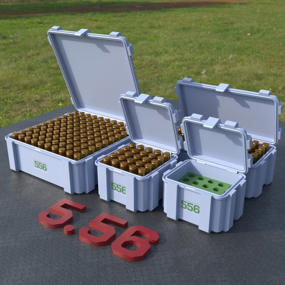 Filamelt Munitionsbox / .223 Remington / 5.56 / ‘Klappdeckel’ / Patronenbox, Ammo Box - 3D-Druck aus dem Westerwald