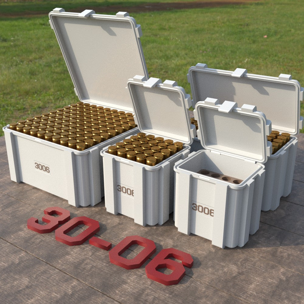 Filamelt Munitionsbox / .30-06 / ‘Klappdeckel’ / Patronenbox, Ammo Box - 3D-Druck aus dem Westerwald