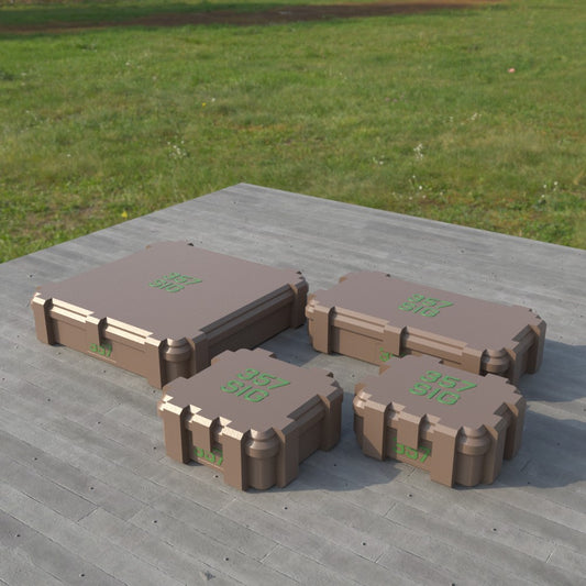 Filamelt Munitionsbox / .357 SIG / ‘Klappdeckel’ / Patronenbox, Ammo Box - 3D-Druck aus dem Westerwald