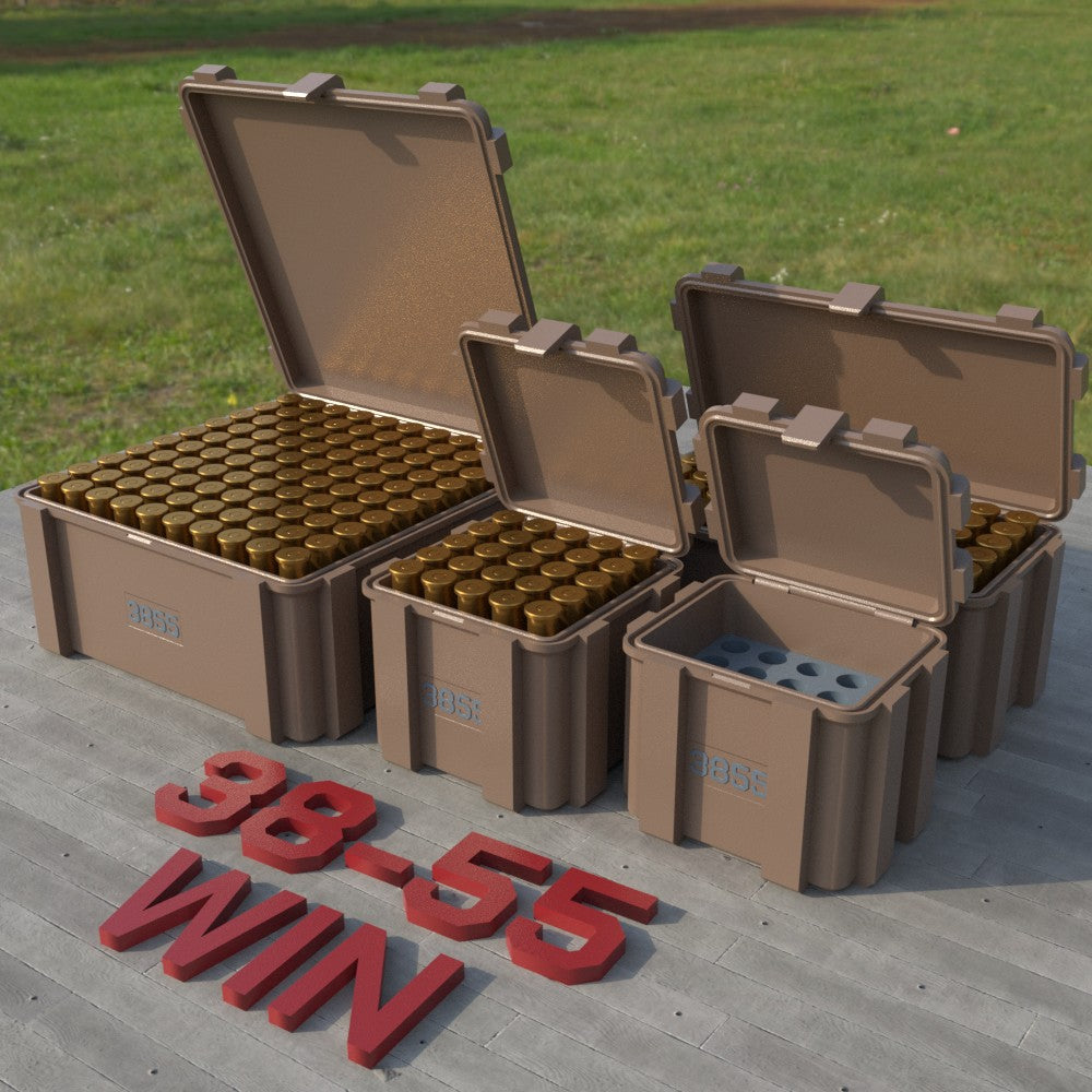 Filamelt Munitionsbox / .38-55 Winchester / ‘Klappdeckel’ / Patronenbox, Ammo Box - 3D-Druck aus dem Westerwald