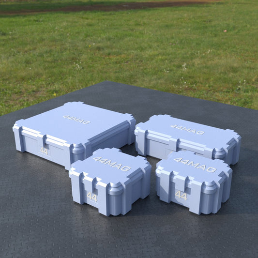 Filamelt Munitionsbox / .44 Magnum / ‘Klappdeckel’ / Patronenbox, Ammo Box - 3D-Druck aus dem Westerwald