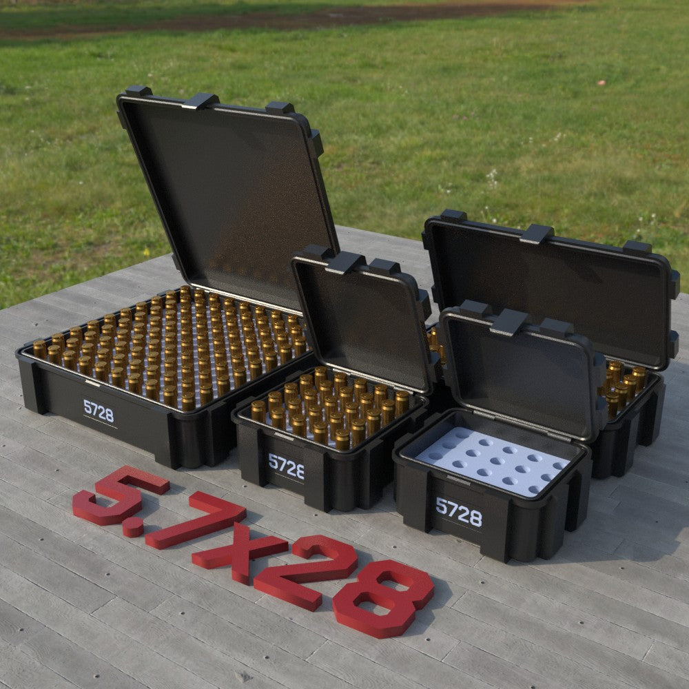 Filamelt Munitionsbox / 5.7x28 / ‘Klappdeckel’ / Patronenbox, Ammo Box - 3D-Druck aus dem Westerwald