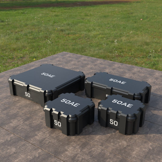 Filamelt Munitionsbox / .50 AE / ‘Klappdeckel’ / Patronenbox, Ammo Box - 3D-Druck aus dem Westerwald
