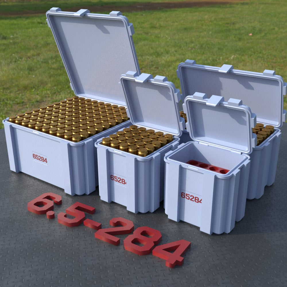 Filamelt Munitionsbox / 6.5-284 Norma / ‘Klappdeckel’ / Patronenbox, Ammo Box - 3D-Druck aus dem Westerwald