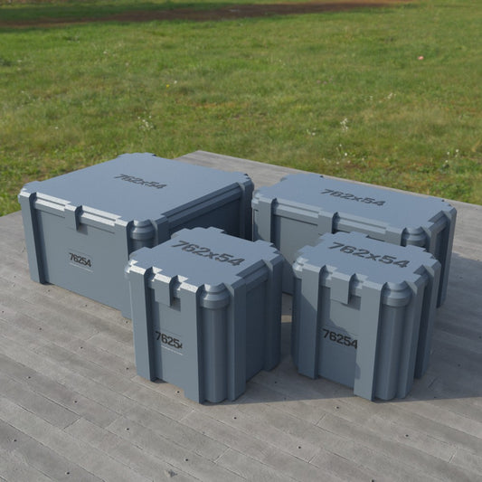 Filamelt Munitionsbox / 7.62x54R / ‘Klappdeckel’ / Patronenbox, Ammo Box - 3D-Druck aus dem Westerwald