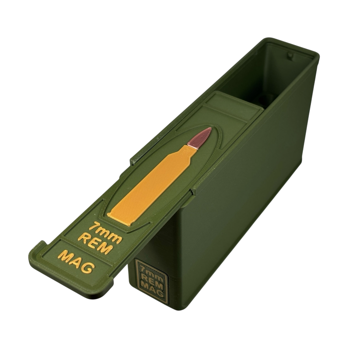 Coconut Innovations Munitionsbox / 7mm REM Mag / ‘Schiebedeckel’ / Patronenbox, Ammo Box - 3D-Druck aus dem Westerwald