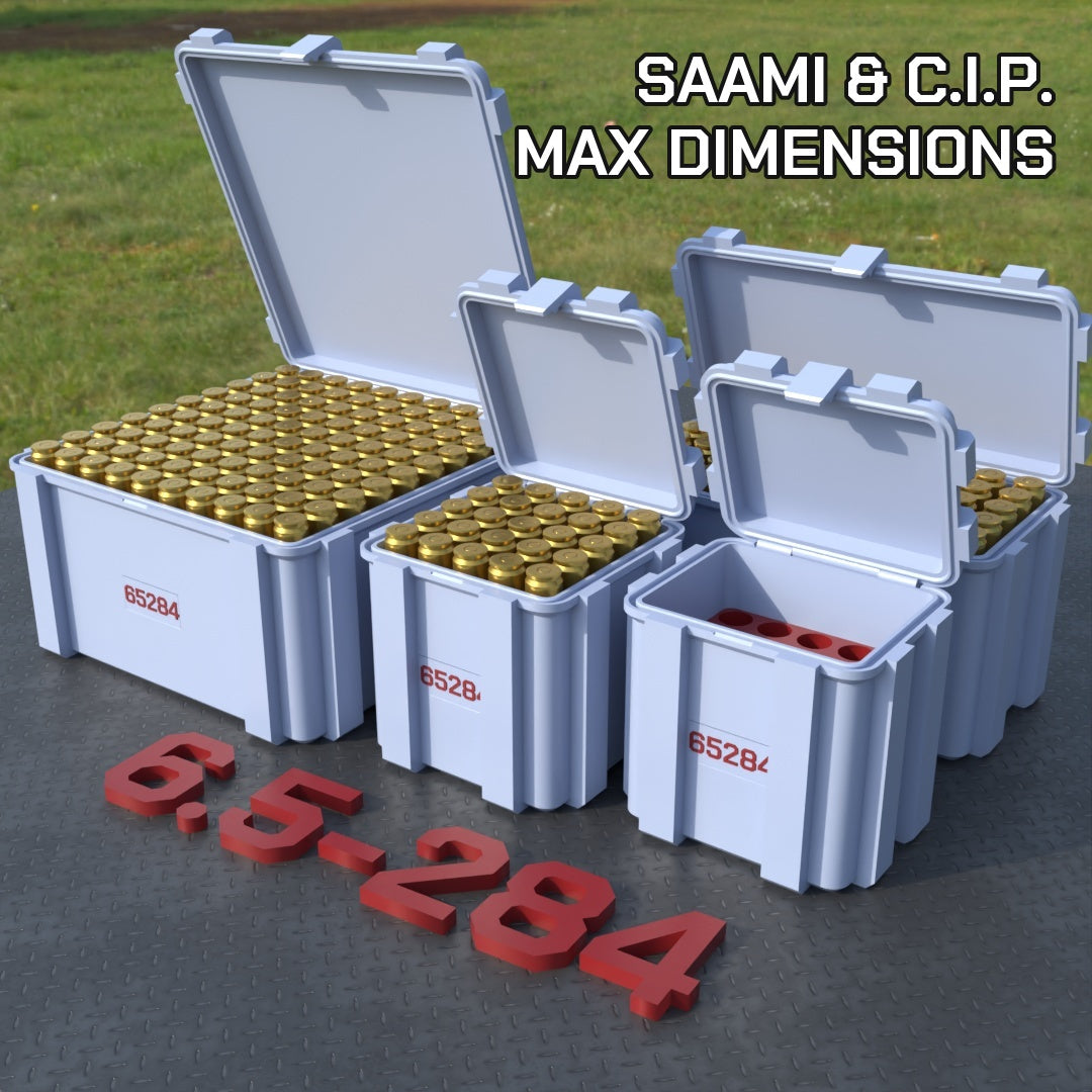 Filamelt Munitionsbox / 6.5-284 Norma / ‘Klappdeckel’ / Patronenbox, Ammo Box