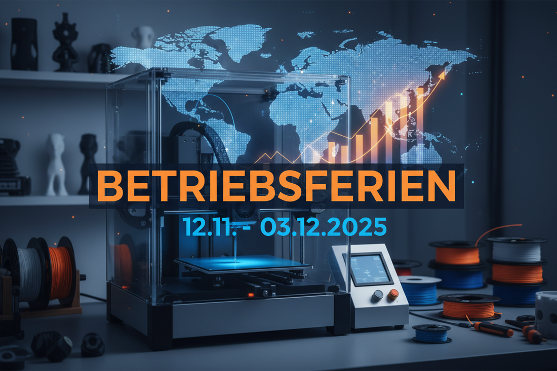 Betriebsferien 2025 bei 3D-Druck-WW.de – Rückblick & Ausblick auf 2026