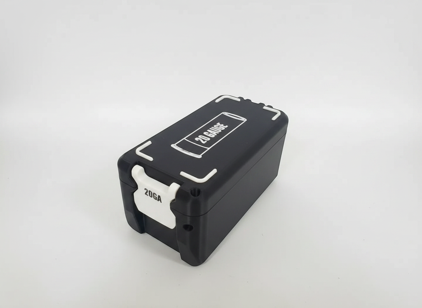 Filamelt Munitionsbox / 20 Gauge / 'Klappdeckel' / Patronenbox, Ammo Box - 3D-Druck aus dem Westerwald