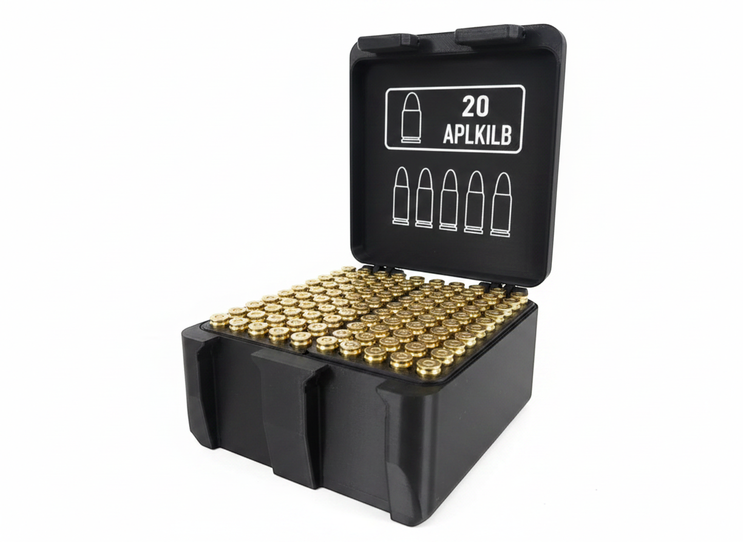 Filamelt Munitionsbox / .223 Remington / 'Klappdeckel' / Patronenbox, Ammo Box - 3D-Druck aus dem Westerwald