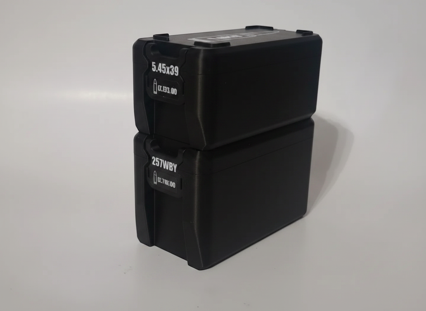 Filamelt Munitionsbox / 257 Weatherby Magnum / 'Klappdeckel' / Patronenbox, Ammo Box - 3D-Druck aus dem Westerwald