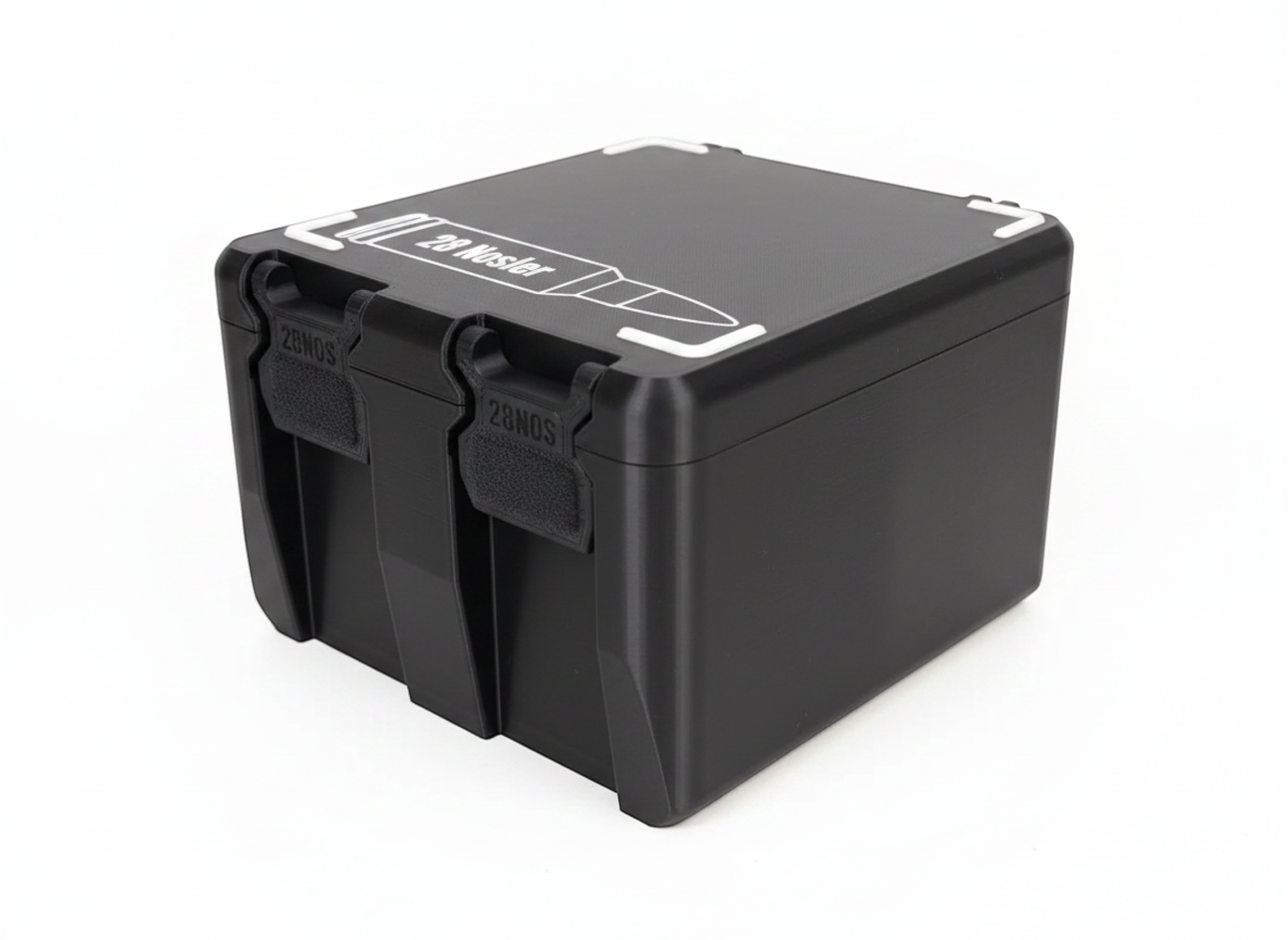 Filamelt Munitionsbox / 28 Nosler / 'Klappdeckel' / Patronenbox, Ammo Box - 3D-Druck aus dem Westerwald