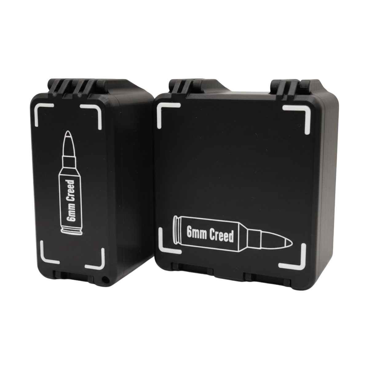 Filamelt Munitionsbox / 6mm Creedmoor / 'Klappdeckel' / Patronenbox, Ammo Box - 3D-Druck aus dem Westerwald