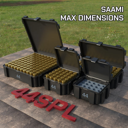 Filamelt Munitionsbox / .44 Special / ‘Klappdeckel’  / Patronenbox, Ammo Box