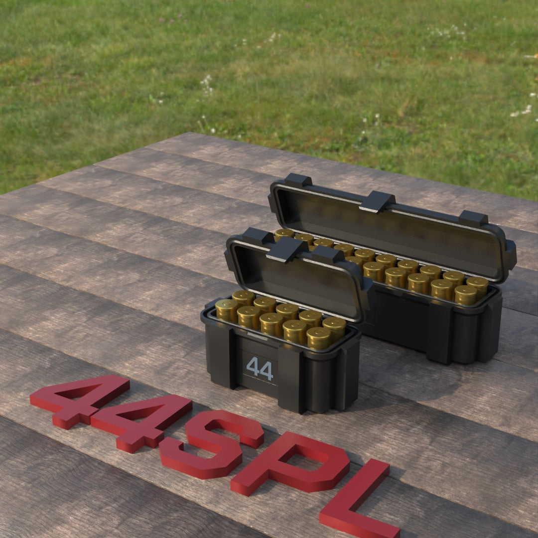 Filamelt Munitionsbox / .44 Special / ‘Klappdeckel’  / Patronenbox, Ammo Box
