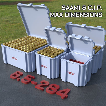 Filamelt Munitionsbox / 6.5-284 Norma / ‘Klappdeckel’  / Patronenbox, Ammo Box