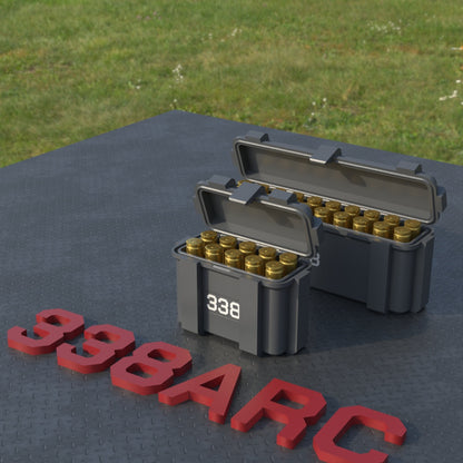 Filamelt Munitionsbox / .338 ARC / ‘Klappdeckel’  / Patronenbox, Ammo Box