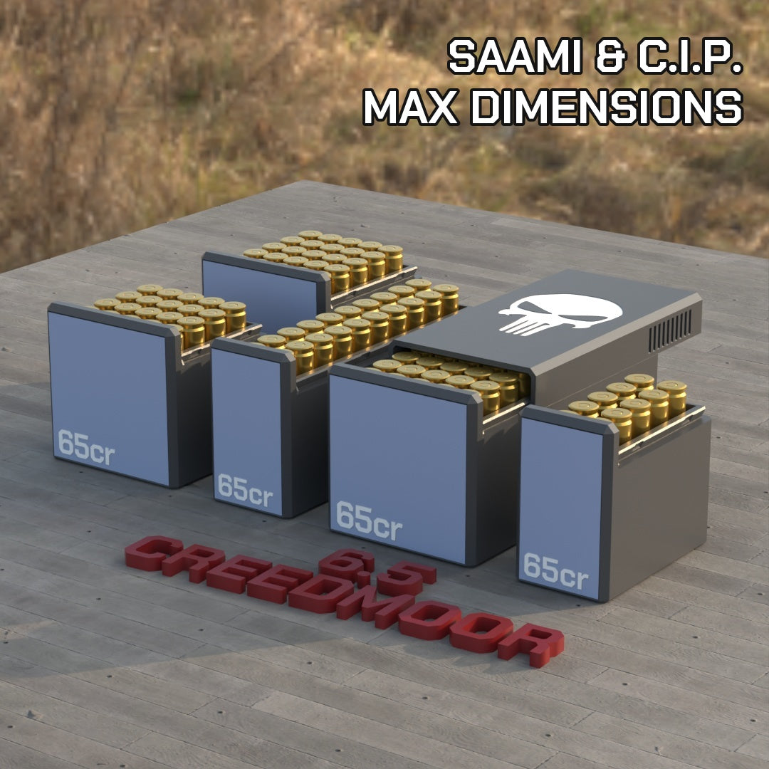 
Filamelt Munitionsbox / 6.5 Creedmoor / ‘Schiebedeckel’  / Patronenbox, Ammo Box