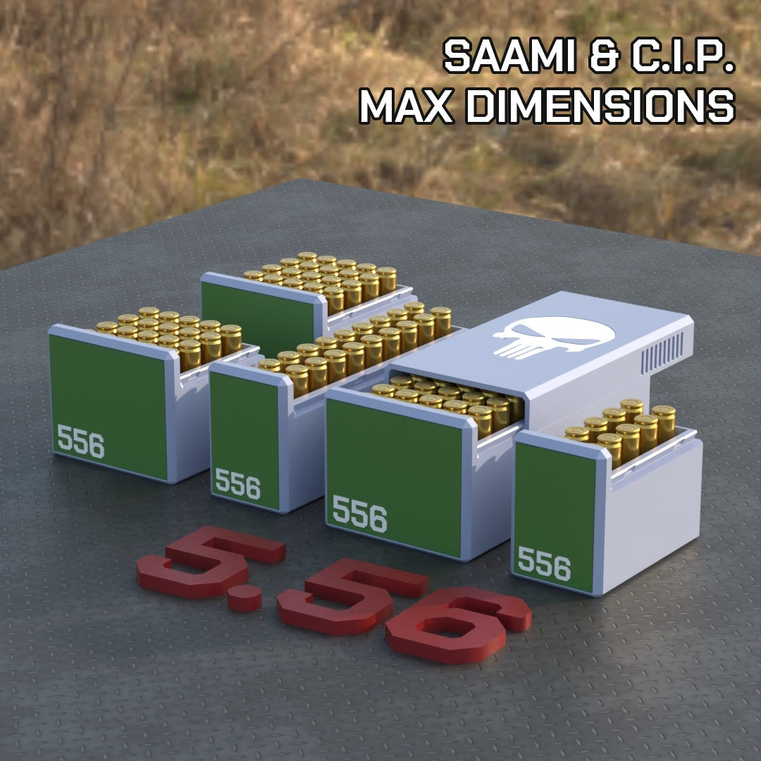 Filamelt Munitionsbox / 5.56x45mm NATO / ‘Schiebedeckel’  / Patronenbox, Ammo Box