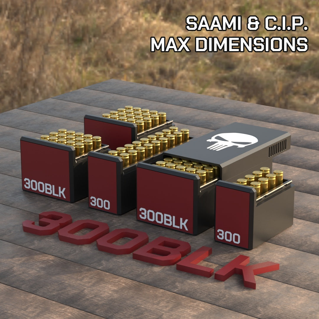 
Filamelt Munitionsbox / .300 AAC Blackout / ‘Schiebedeckel’  / Patronenbox, Ammo Box