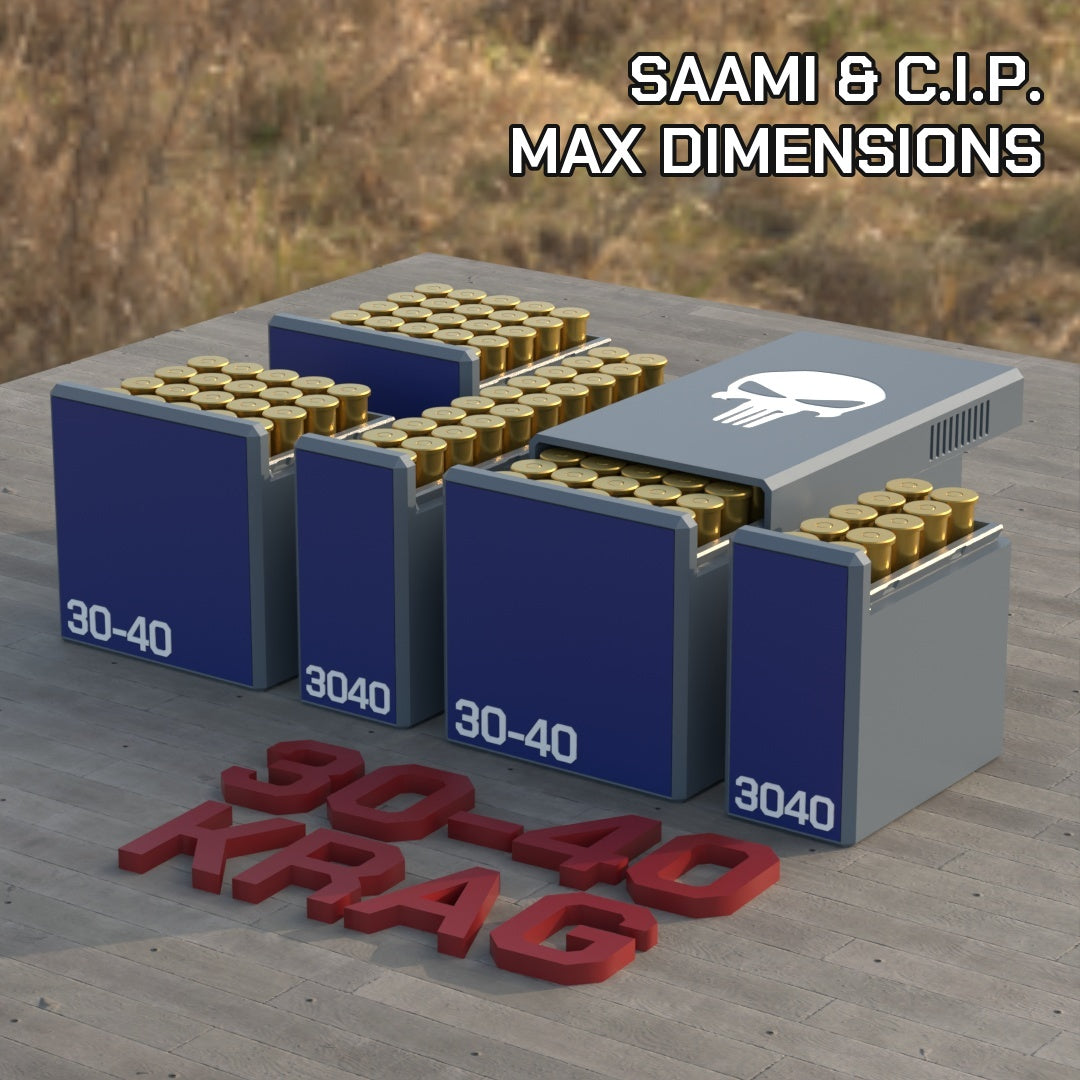 Filamelt Munitionsbox / .30-40 Krag / ‘Schiebedeckel’  / Patronenbox, Ammo Box