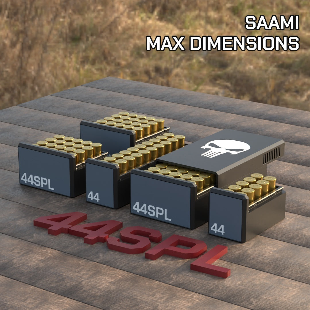 
Filamelt Munitionsbox / .44 Special / ‘Schiebedeckel’  / Patronenbox, Ammo Box
