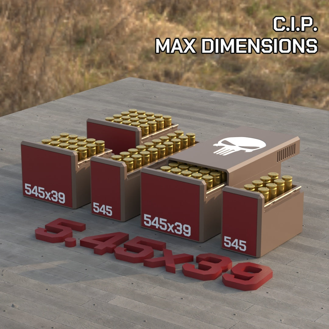 Filamelt Munitionsbox / 5.45x39mm / ‘Schiebedeckel’  / Patronenbox, Ammo Box