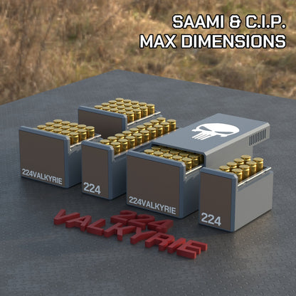 Filamelt Munitionsbox / .224 Valkyrie / ‘Schiebedeckel’  / Patronenbox, Ammo Box