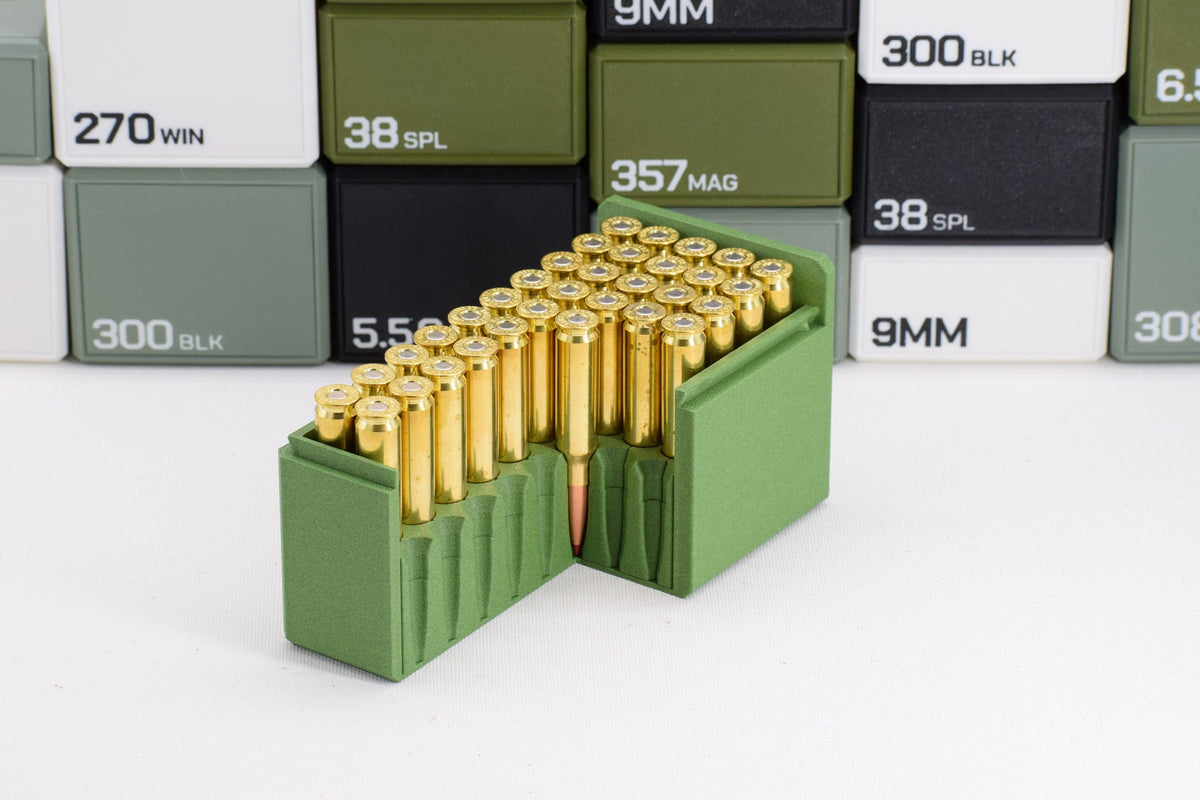 
Filamelt Munitionsbox / 'Schiebedeckel' / Patronenbox, Ammo Box - 3D-Druck aus dem Westerwald